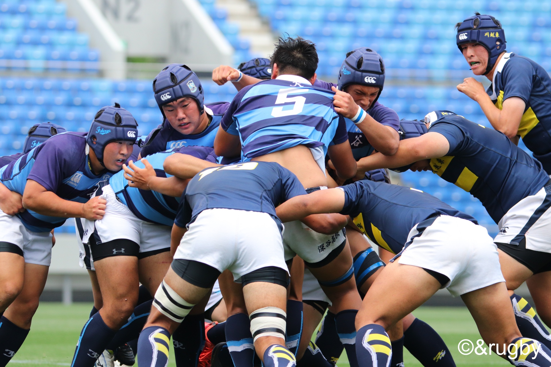 力強いボールキャリーで10トライ 深谷が3位決定戦を制す 関東大会埼玉県予選 深谷 川越東 Rugby パート 2