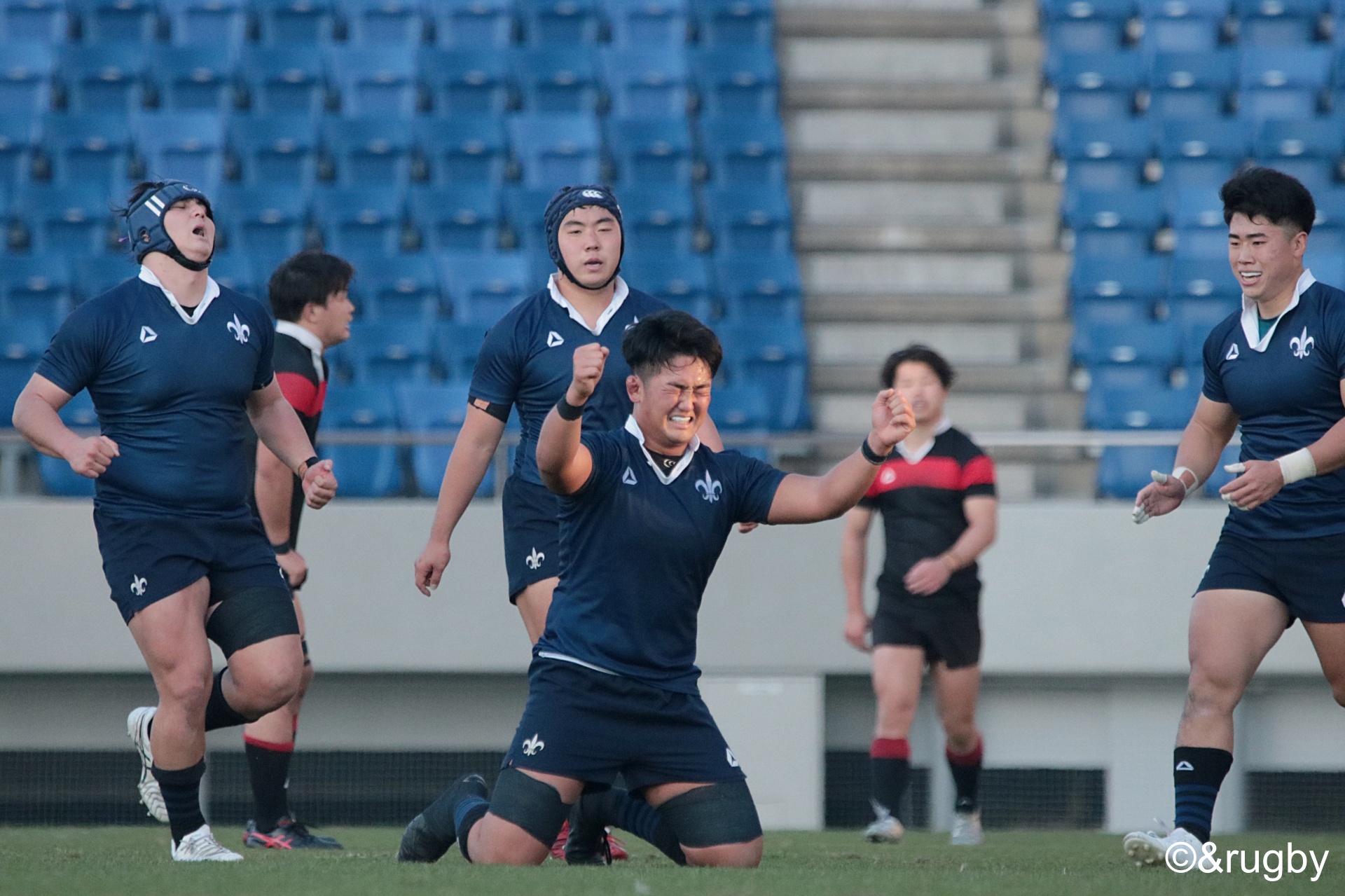 立教大学ラグビー部　ジャージ 激レア立教大学 ラグビー部 レプリカジャージ 半袖 スズキ製 XO