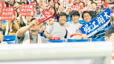 熊谷ラグビー場でのPVに2千人強。SO松田選手コンバージョンゴール成功の度に上がった大歓声