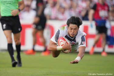 JAPAN XV、マオリ・オールブラックスに20-53で敗れる。大卒1年目の植田が2トライ｜リポビタンDチャレンジカップ2025
